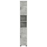 Bathroom Cabinet with Storage Concrete Grey 30 x 35 x 192 cm 883337
