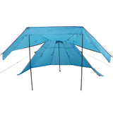 Camping Tent Tipi 5-Person Blue Waterproof 4009408