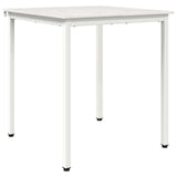Dining Table White 60 x 60 x 75 cm Solid Pine Wood 892780