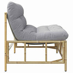 Garden Bench Light grey 110 x 75x 71 cm Steel 42010311