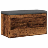 Storage Bench Old Wood 82x42x45 cm Engineered Wood 857617