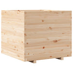 ZNTS Garden Planter 80x80x72 cm Solid Wood Pine 3282624