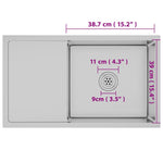 Handmade Kitchen Sink Stainless Steel 51520
