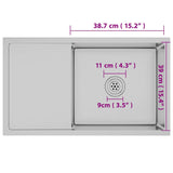 Handmade Kitchen Sink Stainless Steel 51520
