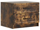Bedside Cabinet 2 pcs Smoked Oak 43 x 34.5 x 44.5 cm 895686