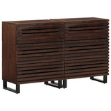 Sideboards 2 pcs 60x34x75 cm Solid Wood Mango 3217082