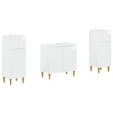 2 Piece Bathroom Cabinet Set ARNHEM High Gloss White 3418012