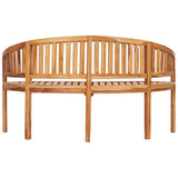 Garden Bench Teak Teak wood 151 cm wide Hardwood Garden Bench 48021