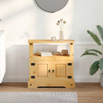 ZNTS TV Cabinet Mexican Pine Corona Range 80x43x78 cm 243746