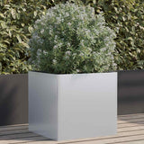Planter Silver 49x47x46 cm Galvanised Steel 841569