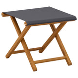 Deck Chair 4 pcs 3 Position Solid Eucalyptus Wood Grey 3407798