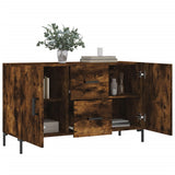 Sideboard Smoked Oak 100x36x60 cm Engineered Wood 828177