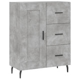 Highboard Concrete Grey 69.5x34x180 cm Engineered Wood 3198677