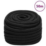 Boat Rope Full Black 20 mm 50 m Polypropylene 152527