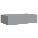 Wall-mounted Drawer Shelves 2 pcs Grey 40x23.5x10cm MDF 330246