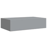 Wall-mounted Drawer Shelves 2 pcs Grey 40x23.5x10cm MDF 330246