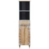 Bathroom Cabinet 38x33.5x160 cm Solid Wood Mango 4018686