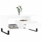 Coffee Table White 90x49x45 cm Engineered Wood 831028