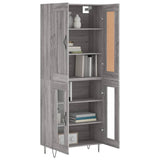 Highboard Grey Sonoma 69.5x34x180 cm Engineered Wood 3199655