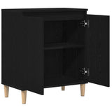 Sideboard Black Oak 60 x 35 x 70 cm Engineered Wood 862593