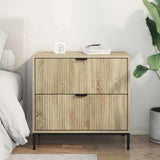 Bedside Table Sonoma oak 63.5 x 36 x 61 cm Engineered wood 883466
