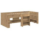 Kids'High Bed Frame 2 pcs Artisian Oak 193 x 96.1 x 68.5 cm 3422594