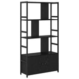 Bookshelf Black Oak 80 x 30 x 155.5 cm Engineered Wood 868437