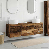 Bathroom Furniture Set 3 pcs Old Wood 49.5 x 44.5 x 66 cm 3405921