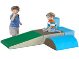 5 Piece Kids Soft Play Set, Climb and Crawl Activity Toys Set for Baby Toddler, Soft Foam Blocks T3398P378906
