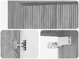 Wall-Mounted Sink Vanity Grey Sonoma 49.5 x 41 x 62.5 cm 890418