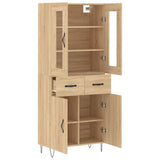 Highboard Sonoma Oak 69.5x34x180 cm Engineered Wood 3198564