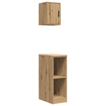 ZNTS Garage Cabinets 2 pcs Artisan Oak Engineered Wood 3328268