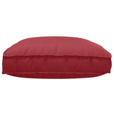 Cushion Wine Red 120 x 80 x 12 cm Oxford Fabric 42001574