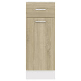 Drawer Bottom Cabinet Lyon Sonoma Oak 30x46x81.5 cm Engineered Wood 801207