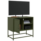 TV Cabinet Olive Green 68x39x60.5 cm Steel 846522