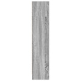 Bookcase Grey Sonoma 80x24x109 cm Engineered Wood 857840