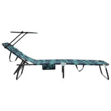 Folding Sun Lounger Folding Multicolour 190 x 57 x 81 cm Oxford 42003133