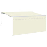 Retractable Awning Cream 300 x 200 cm Polyester and Aluminium 3329495