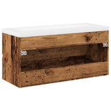 Sink Cabinet with Built-in Basin Old Wood 3328927
