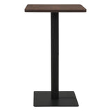 Bistro Table Dark Ash 70x70x107 cm 321927