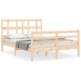 Bed Frame without Mattress Small Double Solid Wood 3194801