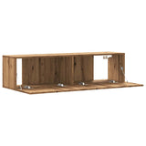 Wall Mounted TV Cabinet Artisan Oak 120x30x30 cm Engineered Wood 856021