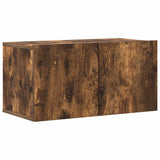 4 Piece TV Cabinet Set Smoked Oak Engineered Wood 3114643