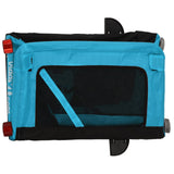Pet Bike Trailer Blue and Black Oxford Fabric and Iron 93939
