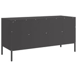 TV Cabinet Black 100.5x39x50.5 cm Steel 843036