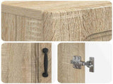 Toilet Cabinet UTRECHT Sonoma Oak 66 x 25.5 x 190 cm 897797