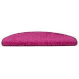 Stair Mats 30 pcs 65x21x4 cm Pink Half Round Large 3365822
