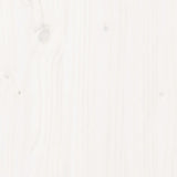 Bed Frame without Mattress White 160x200 cm Solid Wood Pine 3323684