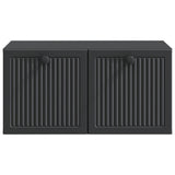 Wall-Mounted TV Cabinet Black 59.5 x 41 x 30 cm Engineered Wood 897996