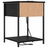 Bedside Cabinet 2 pcs Black Oak 42 x 41 x 56 cm Engineered Wood 859421
